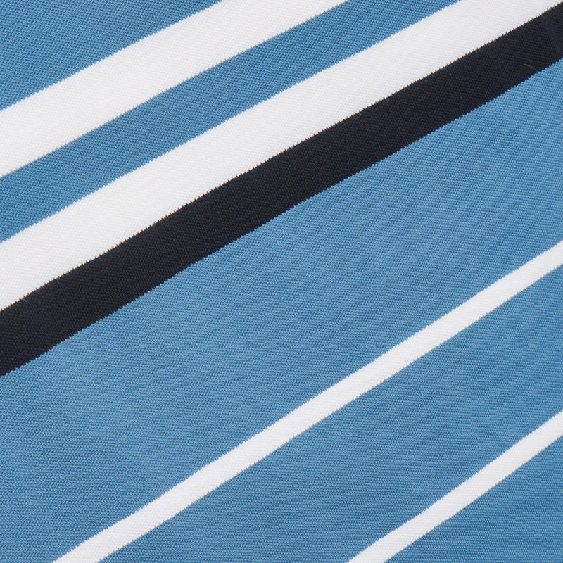 Sweat-Absorbent And Breathable And Healthy And Comfortable Striped Knit Fabric For Polo Shirt