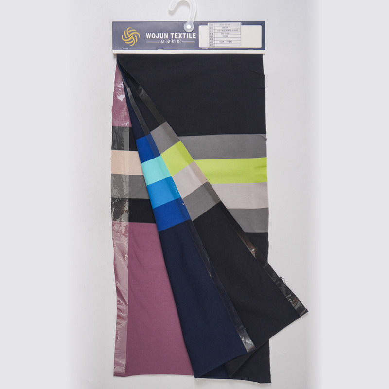 Sweat-Absorbent And Wear-Resistant ，Healthy Striped Knit Fabric For Polo Shirt