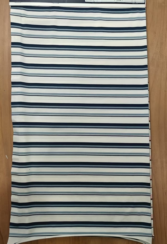 Healthy And  And Breathable And Comfortable Textured Striped Knit Fabric For Polo Shirt