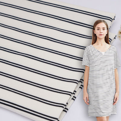 High Elasticity Striped Knit Fabric