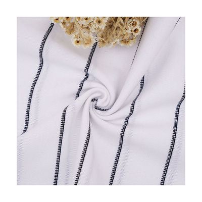 Combing Sterile Striped Material Fabric Summer 97 Cotton 3 Spandex Cloth