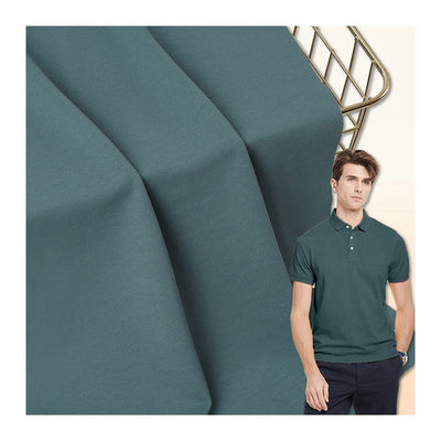 Eco Friendly Pique Texture Fabric 40S Breathable Y-81092 Solid Dyed