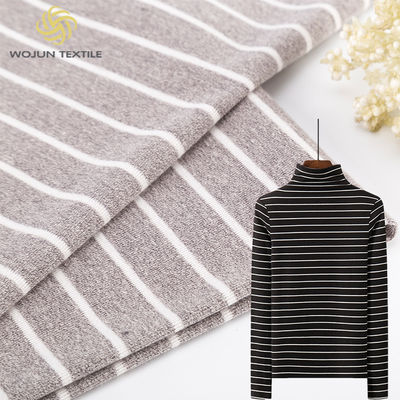 Good price Breathable And Environmental Friendly Elastic Striped Knit Fabric For Casual online