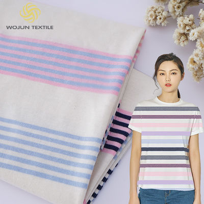 Breathable And Soft Hygroscopic Cotton ​Striped Material Fabric For Casual Wear
