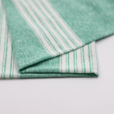 Soft High Quality And Cozy Cotton ​Striped Material Fabric For T-Shirt