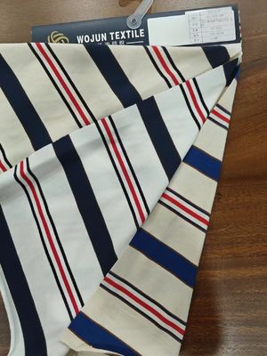 Good price Simple And Fashionable Comfortable Skin-Friendly Striped Knit Fabric For T-Shirt online
