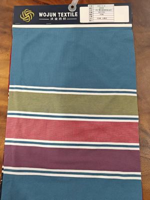 Environmentally Friendly And Healthy Durble Striped Material Fabric For Polo Shirt