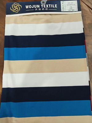 Smooth And Environmental Friendly Good Quality Striped Knit Fabric For T-Shirt