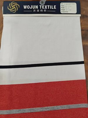 Breathable And Sweat-Absorbent Cotton Plain Jersey Striped Knit Fabric For Clothing