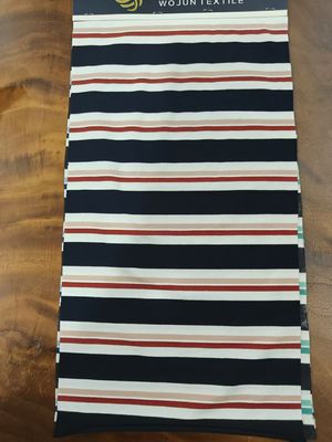 Soft And Skin-Friendly Smooth Durble Striped Material Fabric For Casual Wear