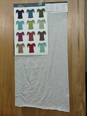 Good price Breathable And Pure Cotton Striped Knit Fabric For T-Shirt online