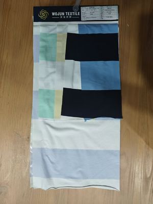 Fashionable  And Soft Smooth And Skin-Friendly Striped Knit Fabric For T-Shirt