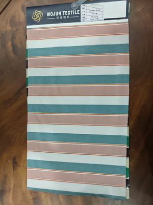 Wear-Resistant And Glossy And Skin-Friendly Striped Material Fabric For Casual Wear