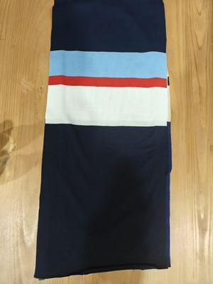Smooth And Fashionable Comfortable Clear Grain Striped Knit Fabric For Polo Shirt