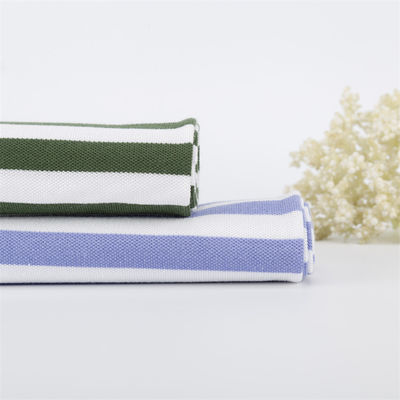 Comfortable And Not Easy To Deform And Breathable Striped Knit Fabric For Casual Wear