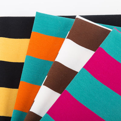 Comfortable And Fashionabl And skin-friendly Striped Knit Fabric For Polo Shirt