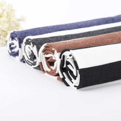 Easy To Care Comfortable Striped Knit Fabric For Casual Wear Low Shrinkage