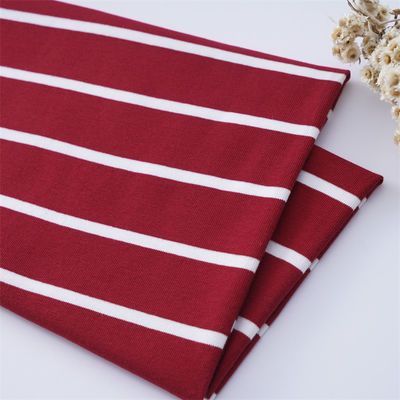 Anti-Pilling Comfortable High Color FastnessStriped Knit Fabric For Casual Wear