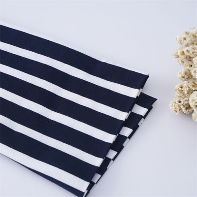 High-Quality Easy To Care Healthy And Smooth Striped Material Fabric For T-Shirt