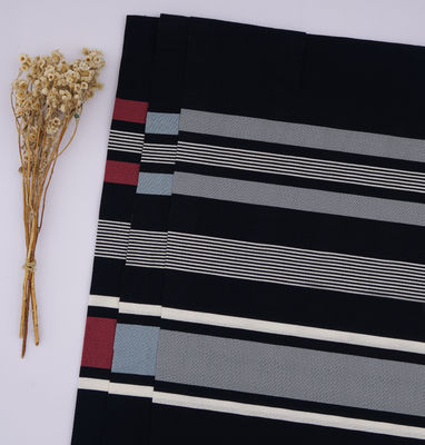 Moisture-Absorbent Breathable And Environmentally Friendly Striped Knit Fabric For Casual Wear
