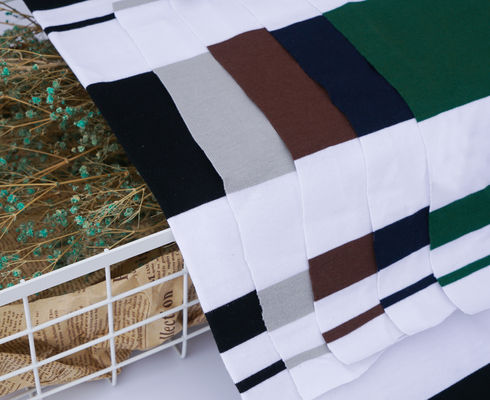 Smooth And Comfortable And Skin-Friendly Striped Knit Fabric For Casual Wear