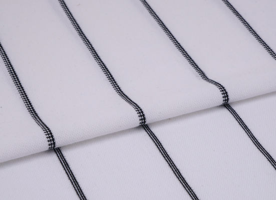 Comfortable And Breathable And Environmentally Friendly And Natural Striped Knit Fabric For Polo Shirt