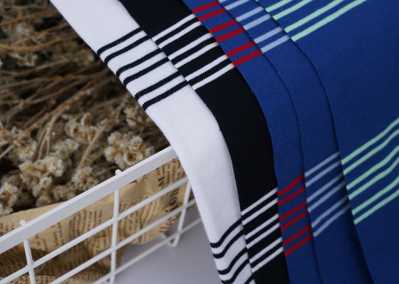 Soft And Healthy Wear-ResistantSkin-Friendly Striped Knit Fabric For T-Shirt