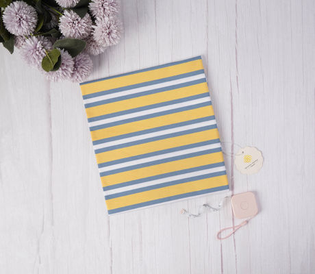 Moisture-absorbent And Breathable Smooth Striped Knit Fabric For T- Shirt