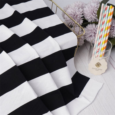 Breathable And Wear-Resistant Comfortable Striped Knit Fabric For Polo Shirt