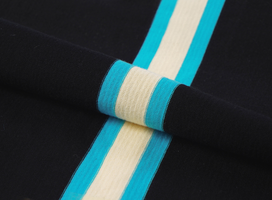 Breathable And Soft And Wear-Resistant Anti-Wrinkle Striped Knit Fabric For Polo Shirt