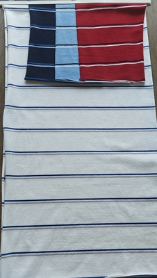 Good price Breathable Striped Knit Fabric 95 Cotton 5 Spandex for Casual Wear online