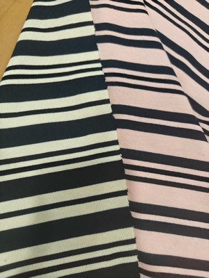 Cotton Double Yarn Striped Fabric [Factory Direct Supply] - Crisp And Washable Striped Knit Fabric T-Shirts/POLO Shirts,