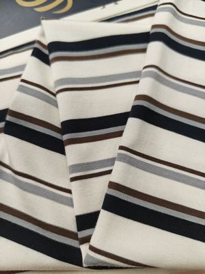 Good price Healthy And  soft And Comfortable Textured Striped Knit Fabric For loungewear online