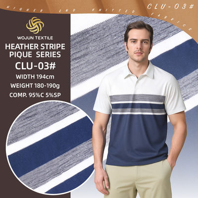 Good price TMoisture-Wicking And Breathable And Comfortable  Cotton Pique Fabric For Polo Shirt online
