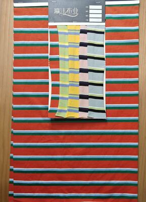 Good price Breathable And Durble Good Quality Comfortable And Striped Knit Fabric Breathable For T-Shirt online