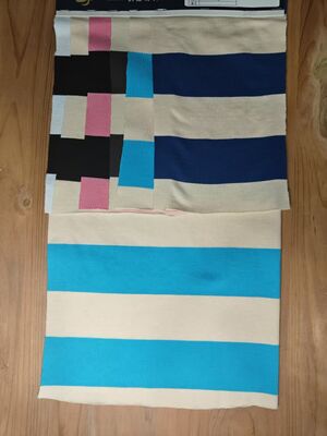 Good price Pure Cotton, Comfortable Breathable And Skin-Friendly Striped Knit Fabric For Polo Shirt online