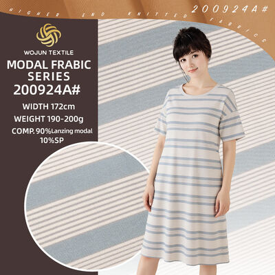 Good price Elastic And Comfortable And High Quality Natural Striped Cotton Fabric For Polo Shirt online