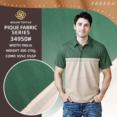 Good price 190cm Wide Striped Cotton Pique Fabric: Stretch Texture for Brands online