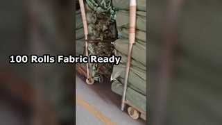 Fabric Ready for Shipment 100 Rolls