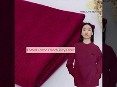 Knitted Cotton French Terry Fabric