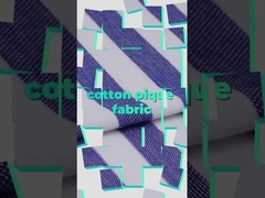 Moisture Wicking Cotton Pique Fabric Breathable Stretch Striped Lycra Texture