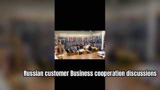 Live from Our Showroom: A Productive Day with Our Clients from Russia